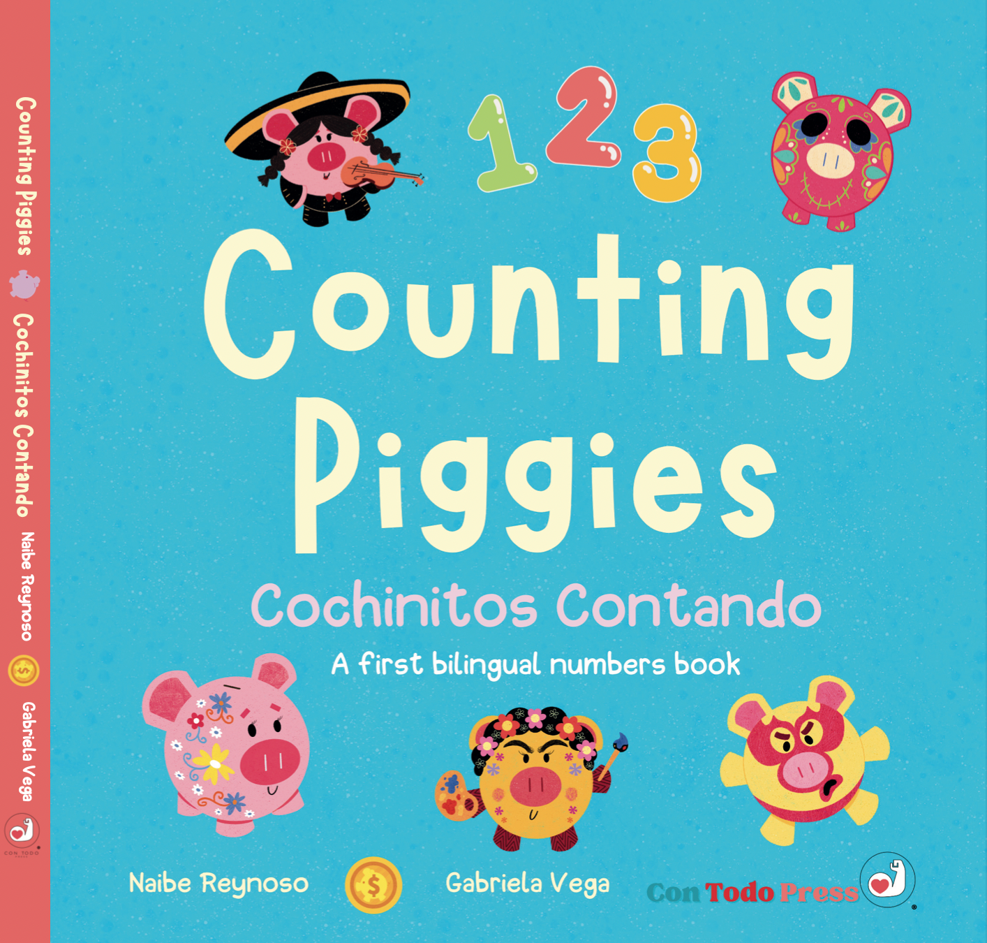 **PRE-ORDER**** Counting Piggies/Cochinitos Contando:A First Bilingual Numbers Book